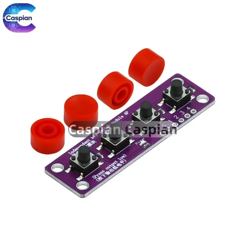 Touch four button switch module compatible with Arduino development board sensor Raspberry PI 51 MCU suite electronic components