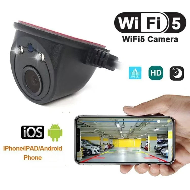 

USB Wireless Blind Spot Front Rear Side View DVR Camera WiFi Backup Camera HD Backup Camera Automotive General