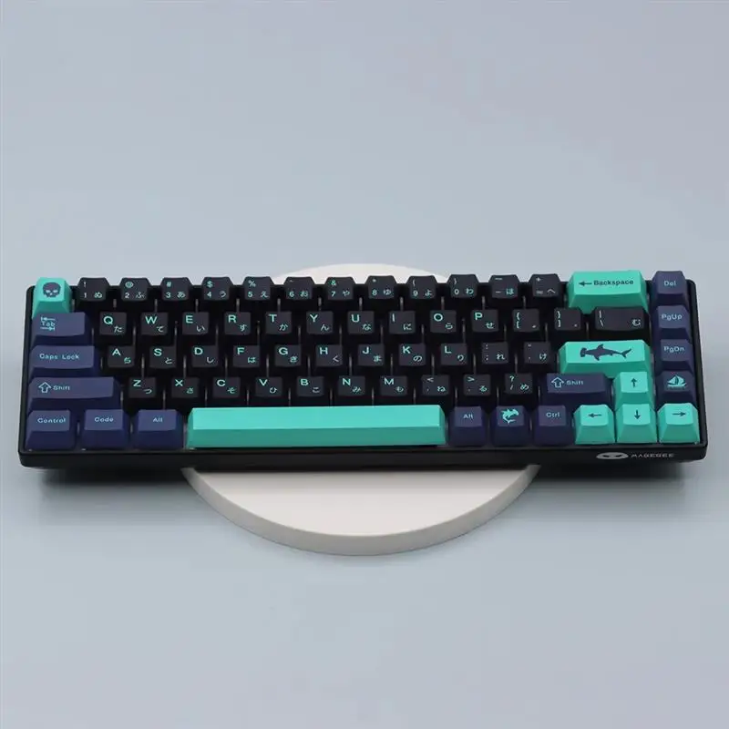 137 key Black Green keycaps cherry Profile for GMK Hammerhead 60 percentmx switch cherry mxmechanical keyboard