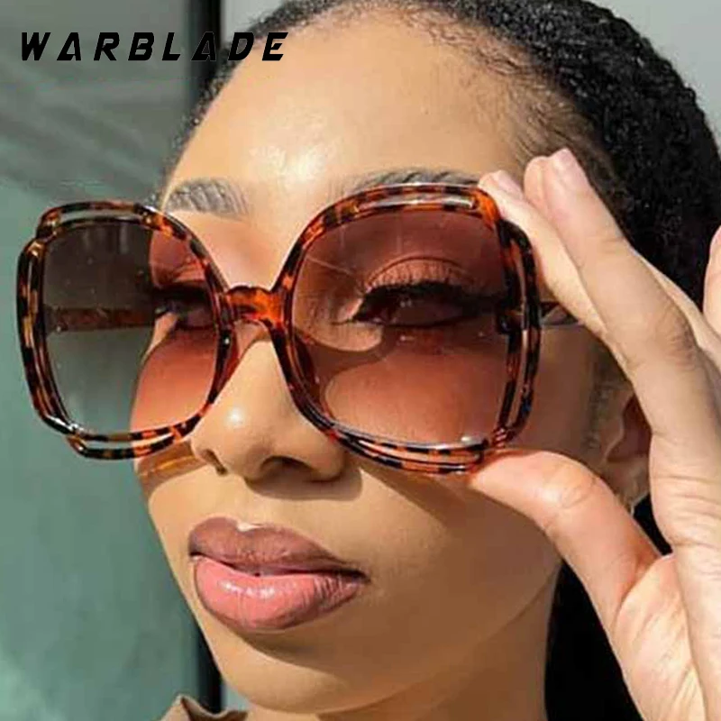 

Fashion Designer Oversized Square Hollow Frame Women's Sunglasses Luxury Brand Men Sunglass Travel Summer Shade Eyewear UV400