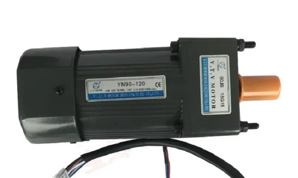 VTV Motor 120W 220V AC Speed Motor YN90-120 with Gear Head 90JB 15G15