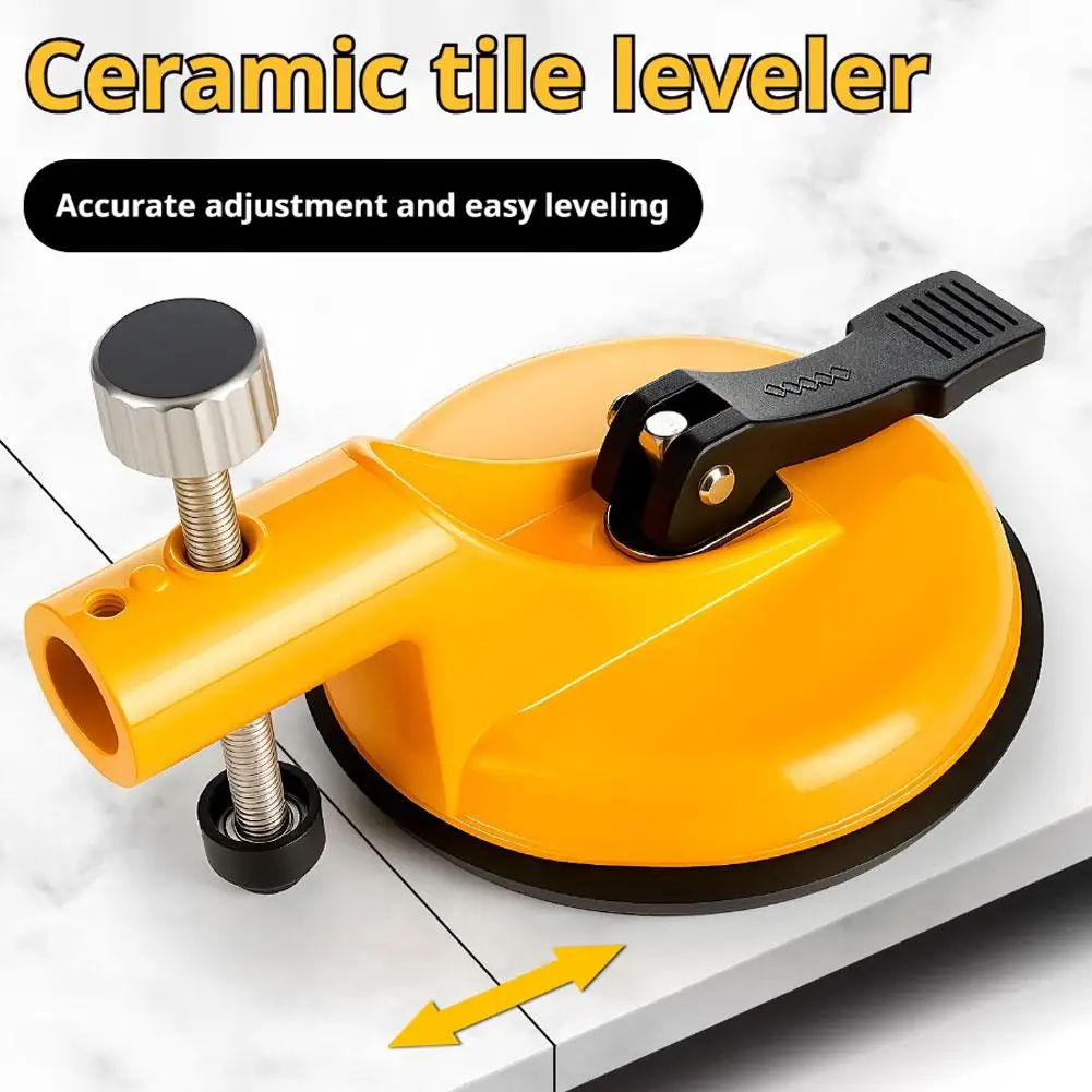 Aluminum Alloy Wall Tile Leveler Suction Cup Large Plate Marble Leveling Splicer For Tile Installation Adjustment Fixing Tools