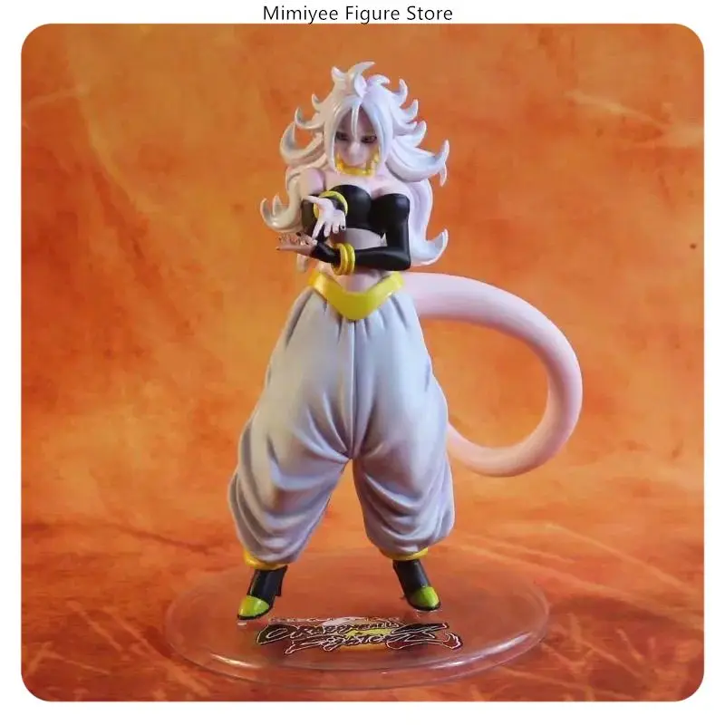 

23cm Dragon Ball Android 21 Female Majin Standing Pose Anime PVC Collectible Statue Desktop Decoration Gift​