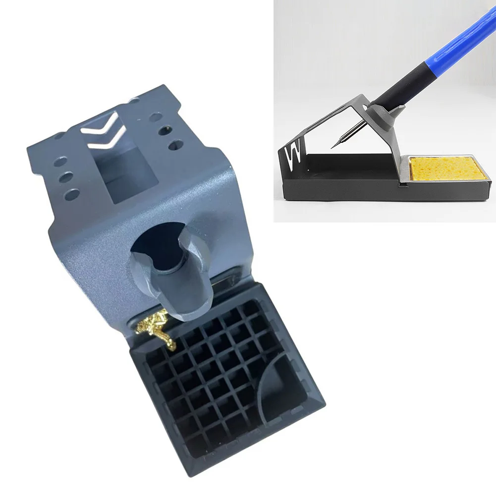 1pc Soldering Iron Stand Soldering Iron Metal Stand Holder For T12X Soldering Iron Handles High Temperature Resistance Welding