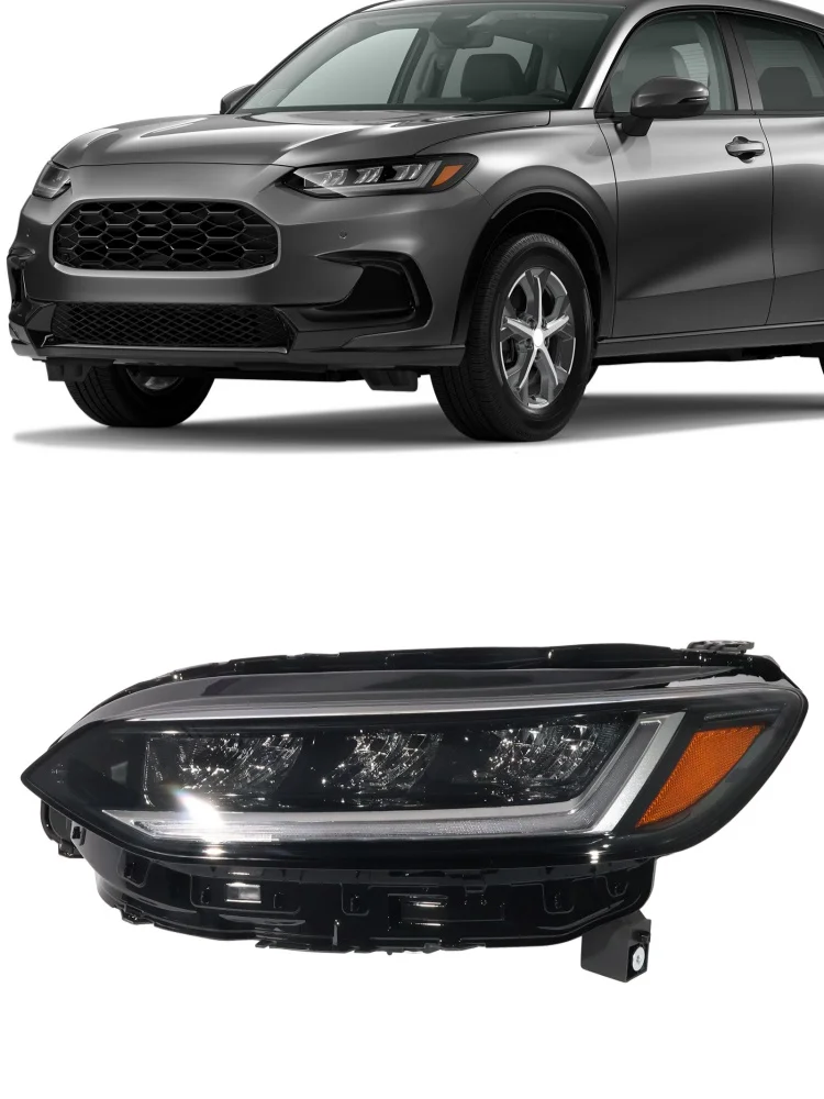 Zestaw przednich reflektorów LED do Hondy HR-V HRV 2023 2024 2025, wersja amerykańska, akcesoria samochodowe, 8PIN, kierunkowskaz, światła do jazdy dziennej (DRL), 331503W0A02 — 2