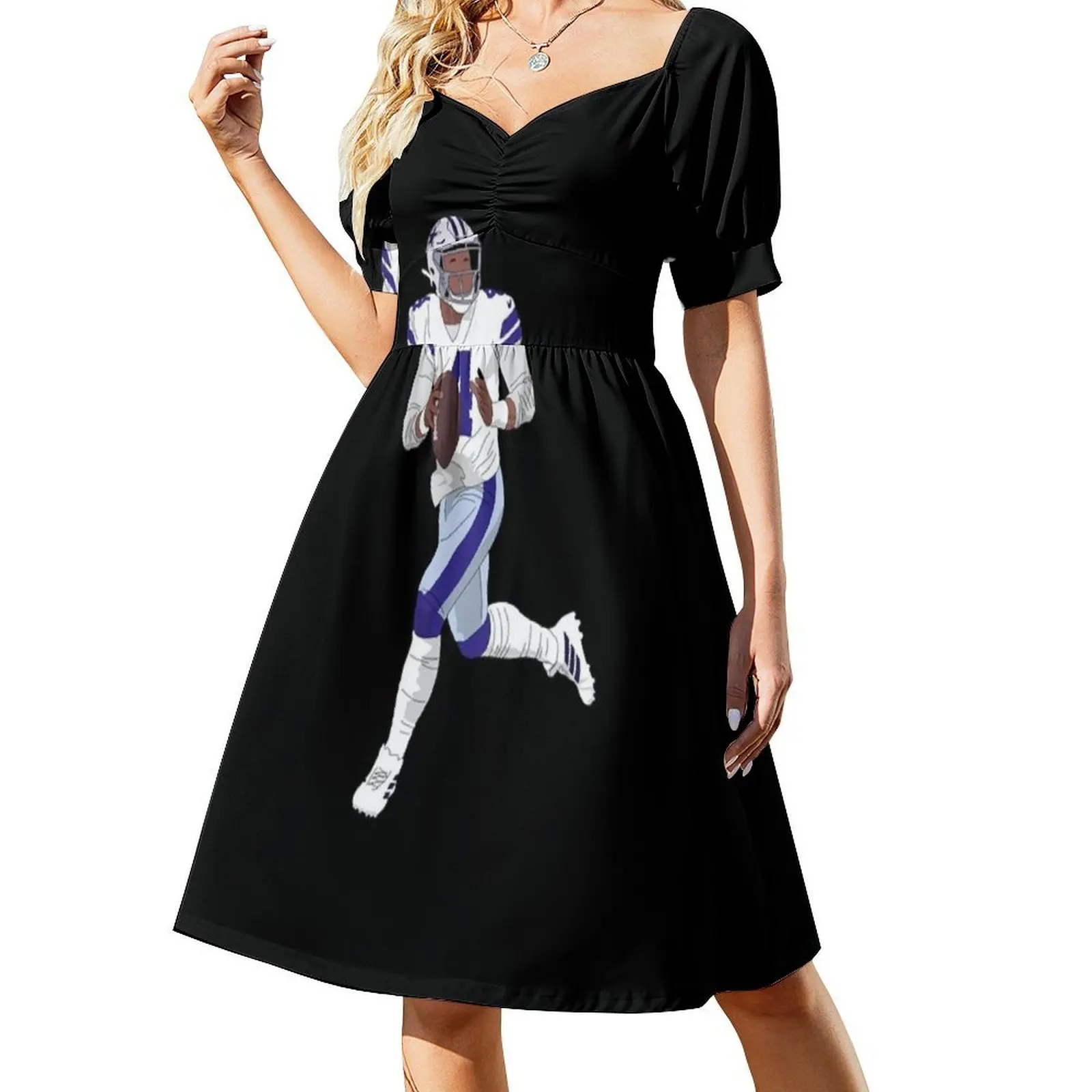 هجوم داك! فستان على شكل قلب فستان أنيق للحفلات الصيفية للنساء فساتين حفلات كرة القدم من Dak Dak Dallas #2