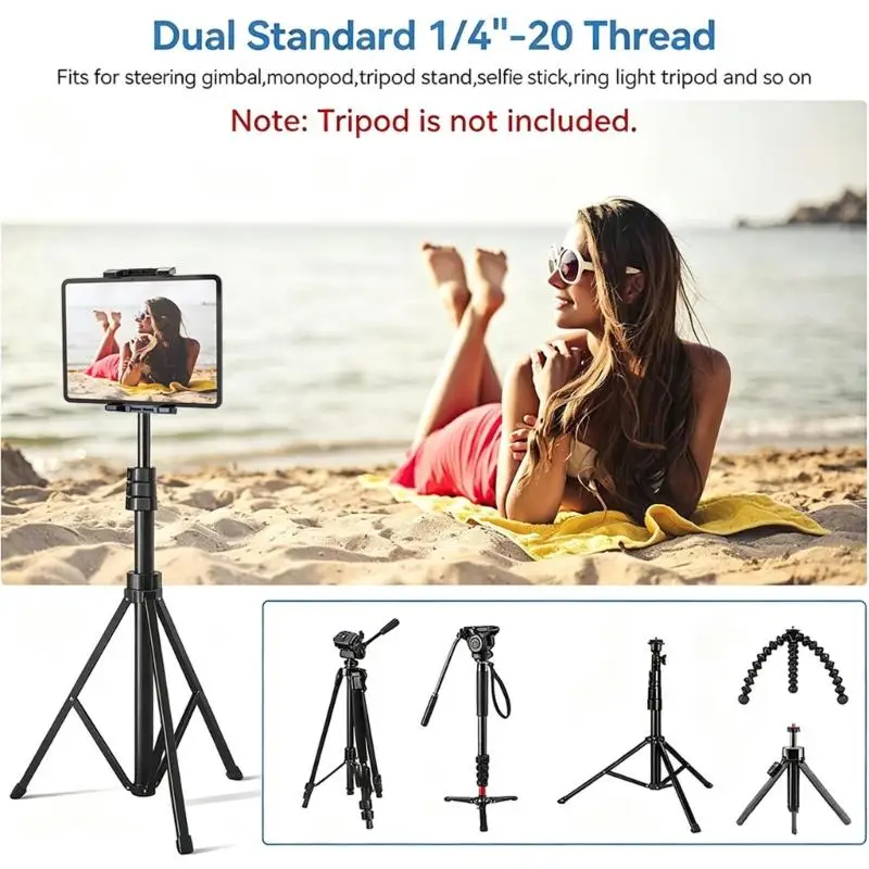 31BA Phone and Mobile Device Holder with Case-Friendly Padded Clamp Holder
