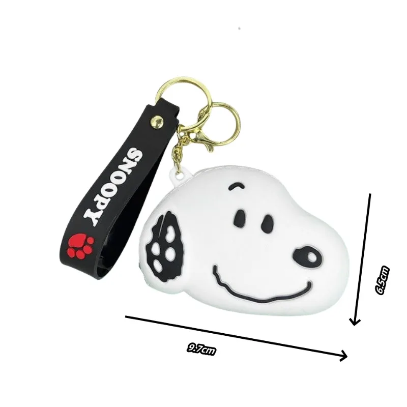 Snoopy cartoon peryferyjny kreatywny silikonowy mini torebka na monety brelok etui wisiorek wysokiej wartości akcesoria dla najlepszych przyjaciół