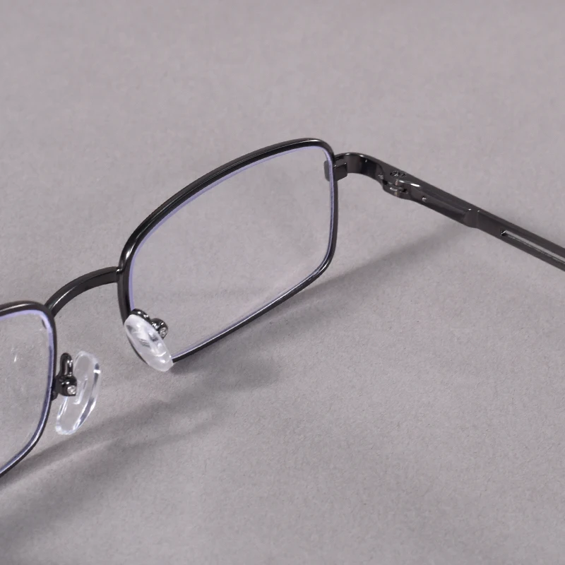 Männer Oversize Lesebrille Blau Licht Blockieren Brillen Brillen Metall Titan Brillen Rahmen Für Business + 100 – Detail 27