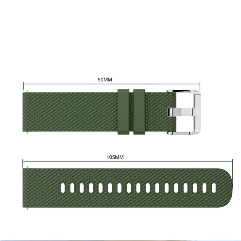 Buntes Weiches Silikon-Ersatzarmband für Garmin Vivoactive3 Vivomove HR Smart-Armband für Garmin Vivoactive 3 Uhrenarmband – Detail 23