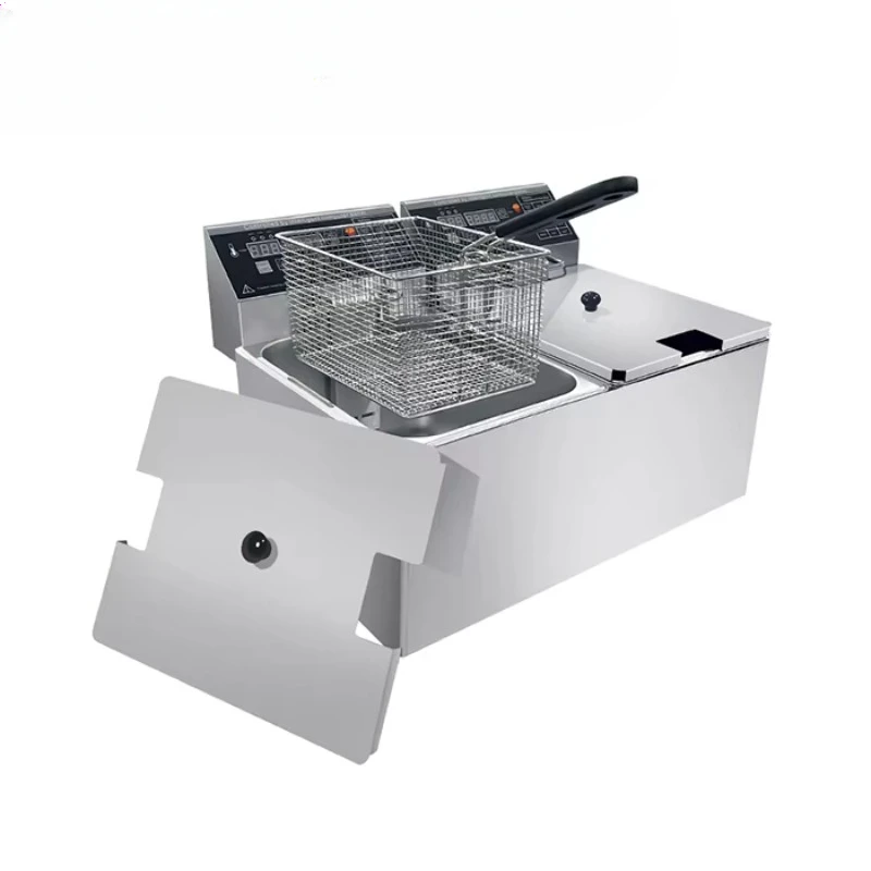 8L Table Top Commercial Electric Deep Fryer Industrial Machine Body for Restaurant & Home Use Chicken Potato Chips Fryer