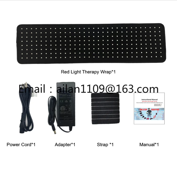 Red Light Therapy Waist Belt Portable Full Body Muscle Relax 660nm 850nm Infrared Home Use Muscle Pain Relief Heating Wrap