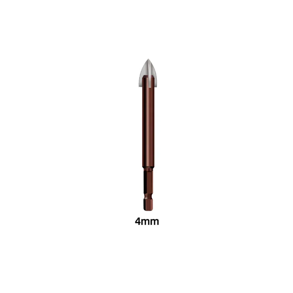 Cross Hex Tile Bits Glass Concrete Hole Opener Triangle Drill 3/4/5/6/8/10/12mm Multi Functional Hole Opener Electric Drill Bit