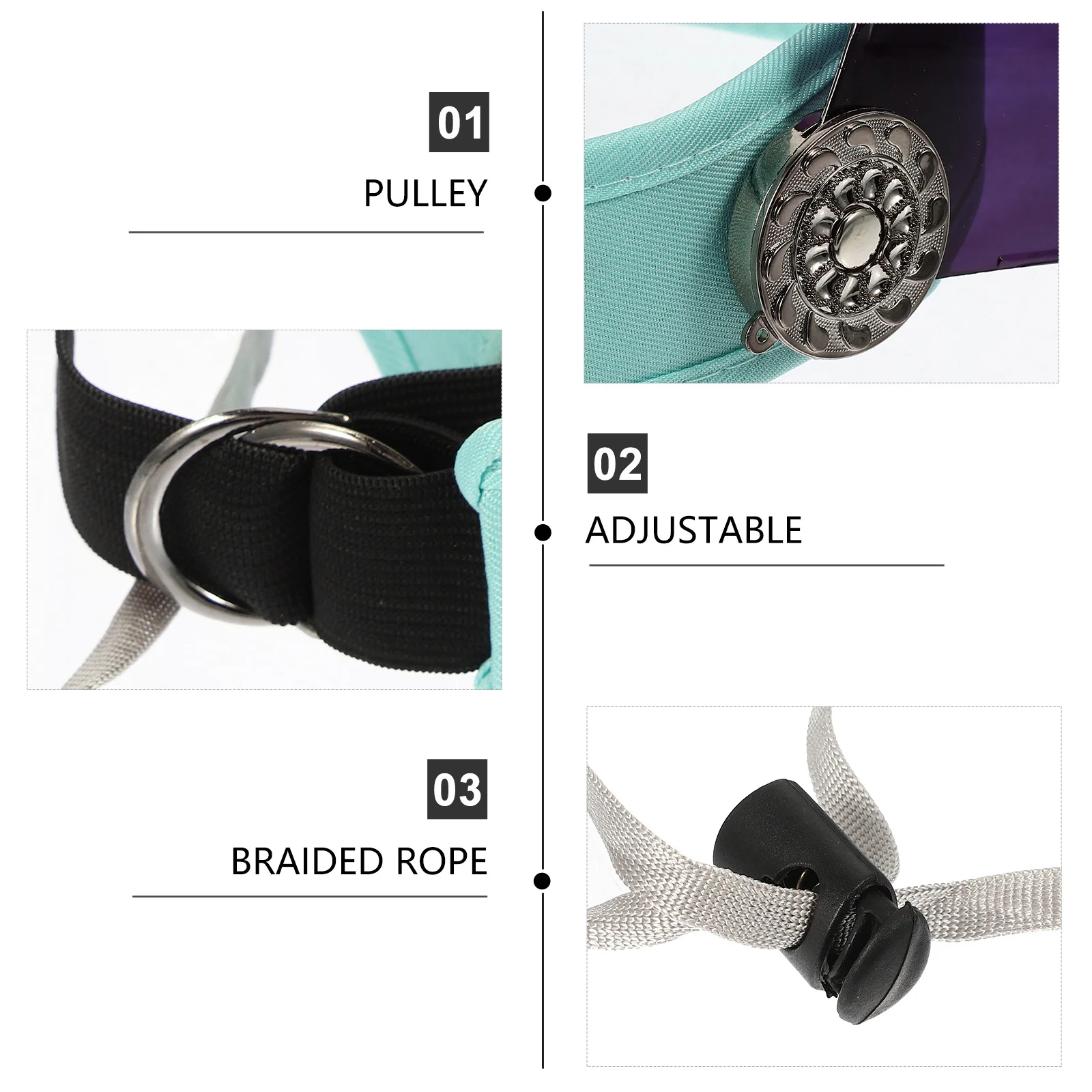 

For Outdoor Travel Uv Protection Adjustable Buckle Full Breathable Polyester Pc Cap Hat Sun Cap Sun Block