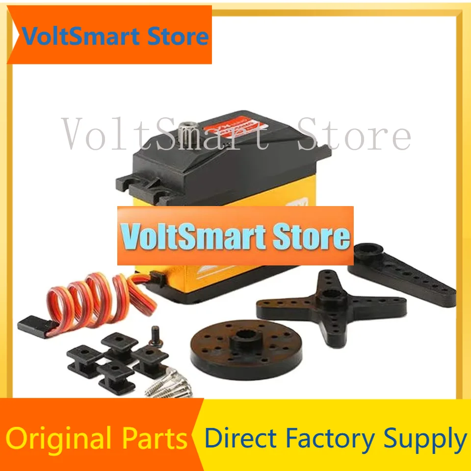 VoltSPDI-HV2070MG 7.4V Digital Servo 180 Degree Metal Gear Core 1/5 RC Car Baja DM4000  Robot XL 0236 5T 74KG JX Servo Motor Toy