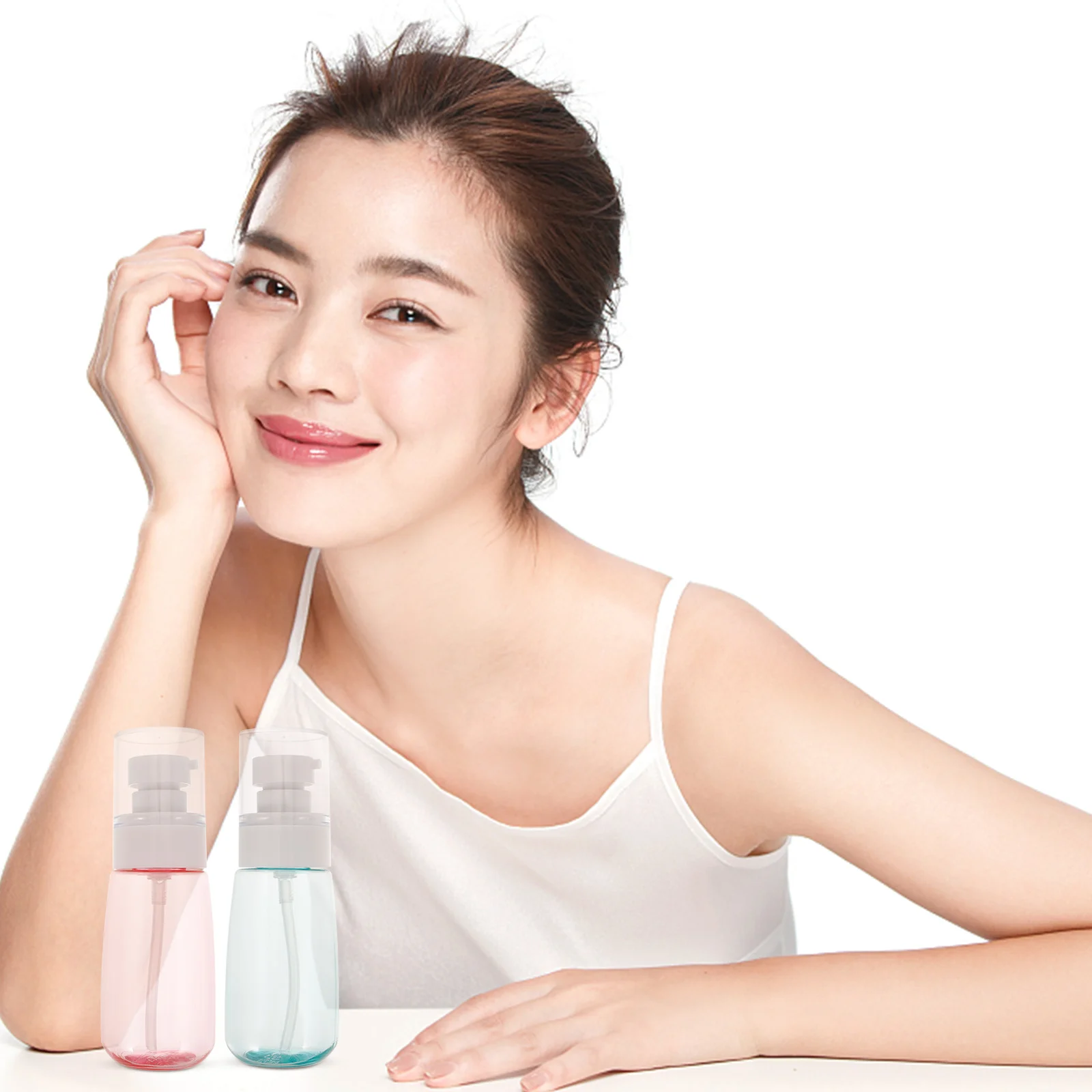 

4Pcs 60Ml Separated Empty Bottles for Travel Cosmetics Leak Resistant Lotion Containers Portable Refillable Dispensers