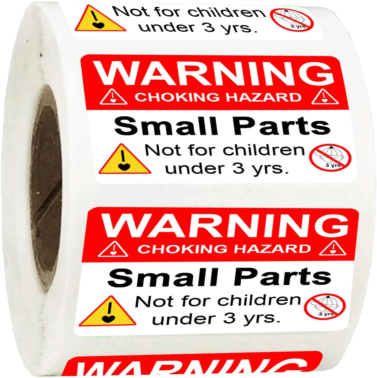 

Choking Warning Hazard Labels Red Small Parts Suffocation Warning Stickers Not 1 x 2Inch