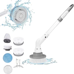 HOToilet-Brosse à récurer rotative électrique multifonctionnelle, épurateur domestique pour livres, brosse de cuisine