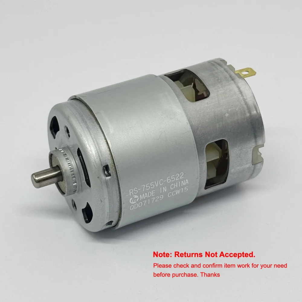 MABUCHI RS-755VC-6522 CCW15 Motor with Cooling Fan DC 18V 24V