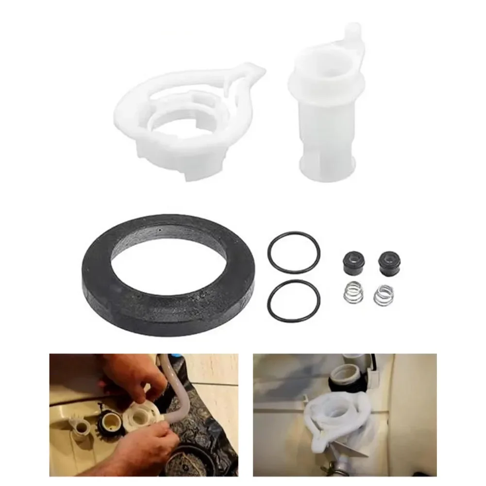 For Thetford Aqua-Magic RV Toilet Repair 42049 Valve Kit For RV Toilet Repair White Restores Flushing Efficiency