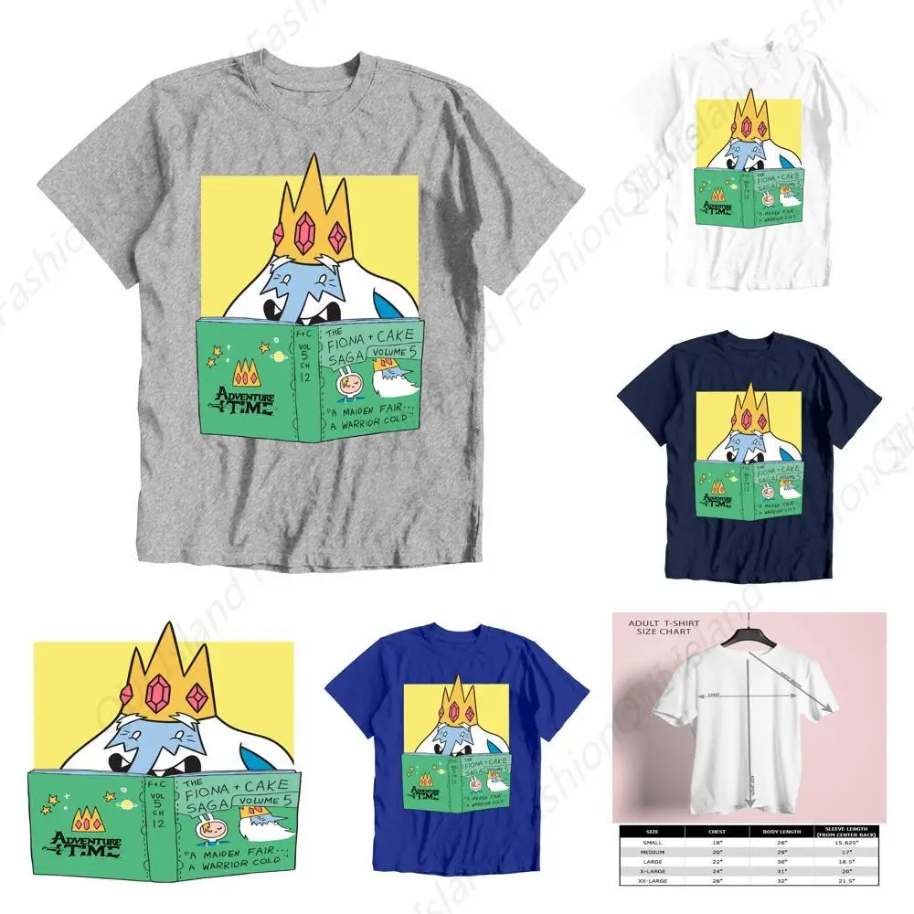 

Adventure Time Ice King Book Men’s and Women’s Short Sleeve T-Shirt