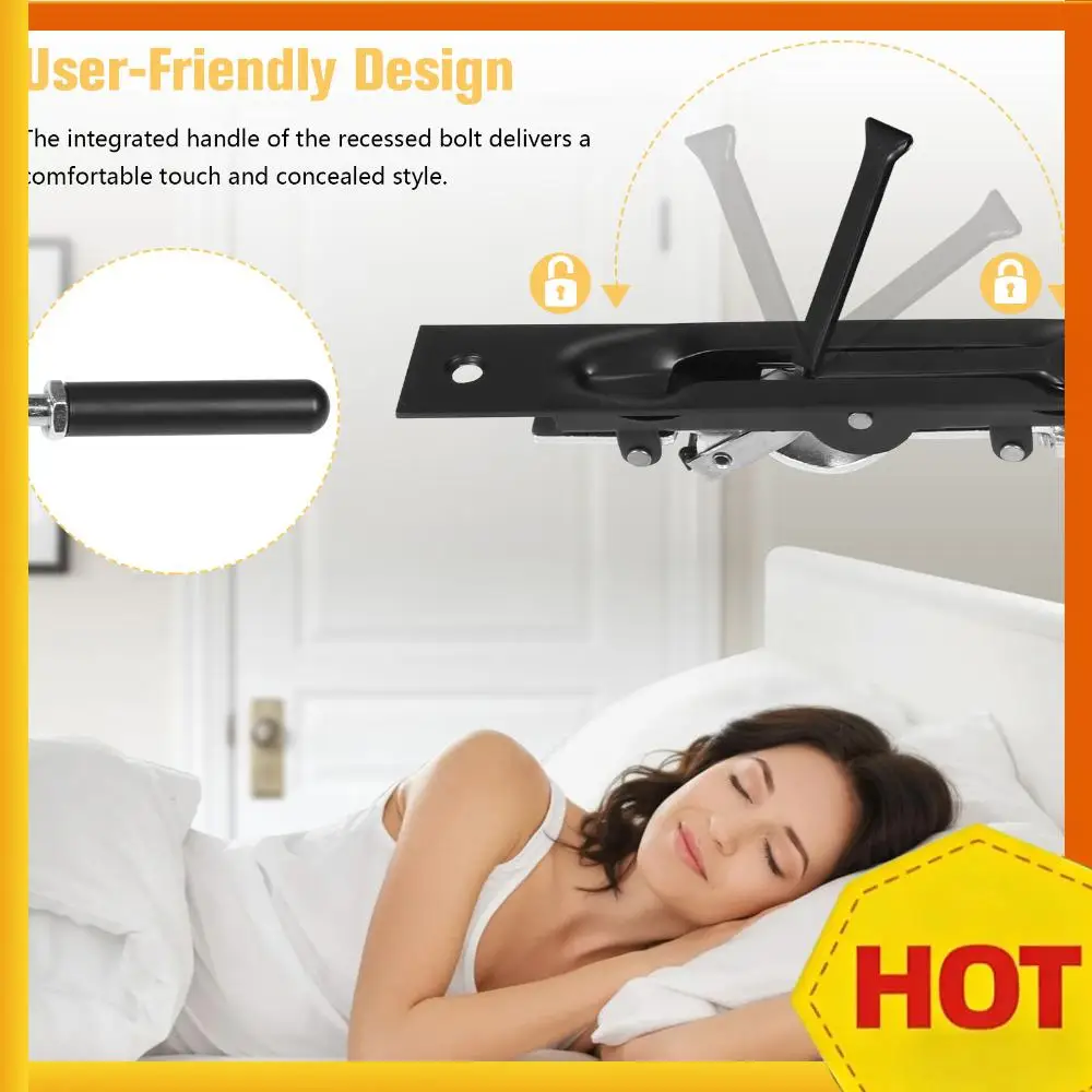 

10Pcs Concealed Secure Door Lock with Rod Emergency Door Escape Door Lock 10In for Composite Doors/Wood Doors/Double Doors