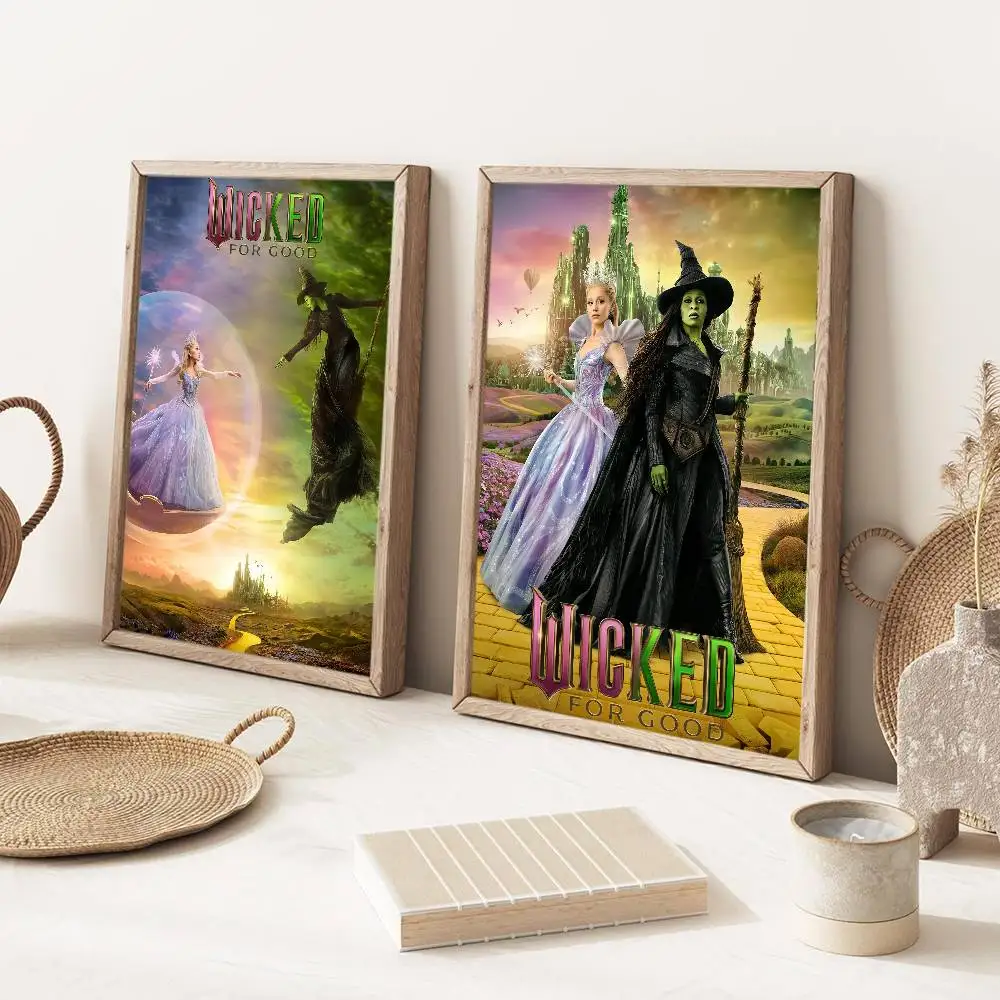 Póster de película Wicked For Good, cuadro sobre lienzo para pared, decoración del hogar, sala de estar y Club