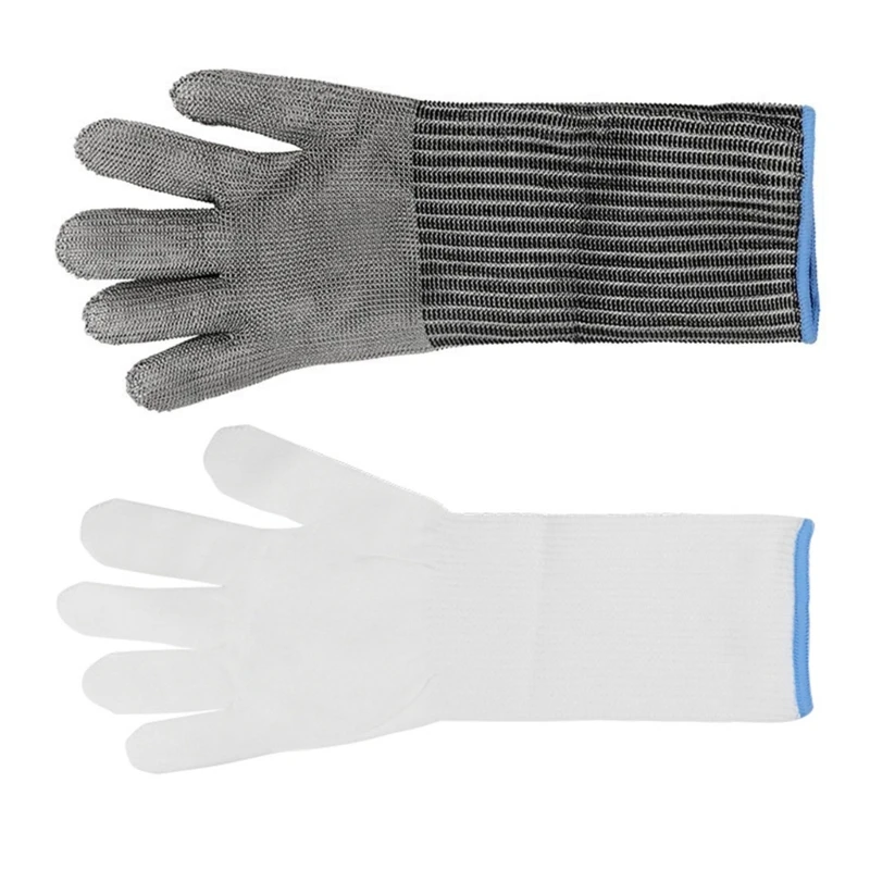 2025 New Stainless Steel Mesh Safety Gloves Cut Resistant for Butchers Fish Filleting