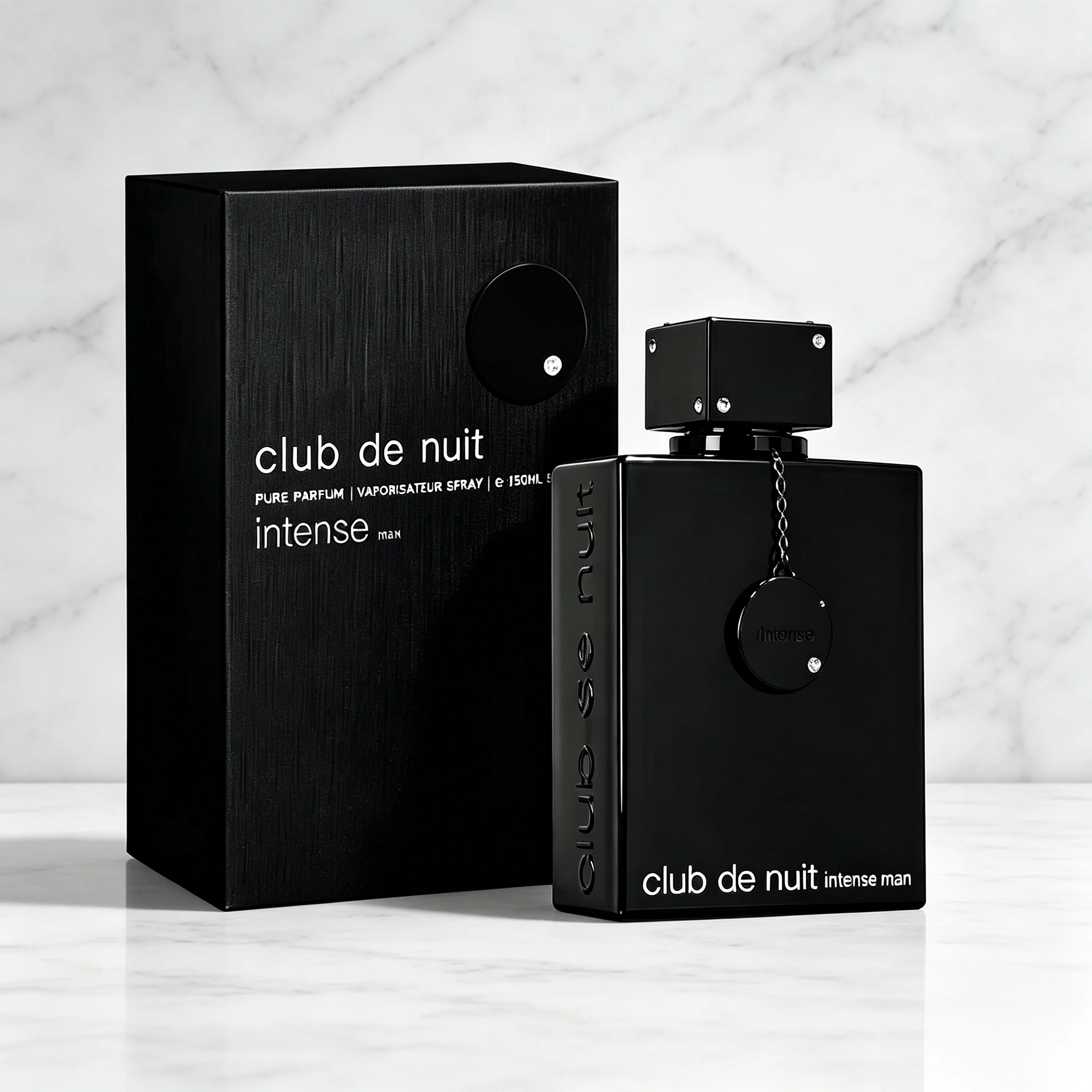 Armaf Club De Nuit Intense Man Eau de Toilette Spray 3,6 Fl oz Unisex-Duft, langanhaltender holziger fruchtiger Duft, maskulines Cologne, Premium-Parfüm-Geschenk für Ihn und Sie, geeignet für Männer