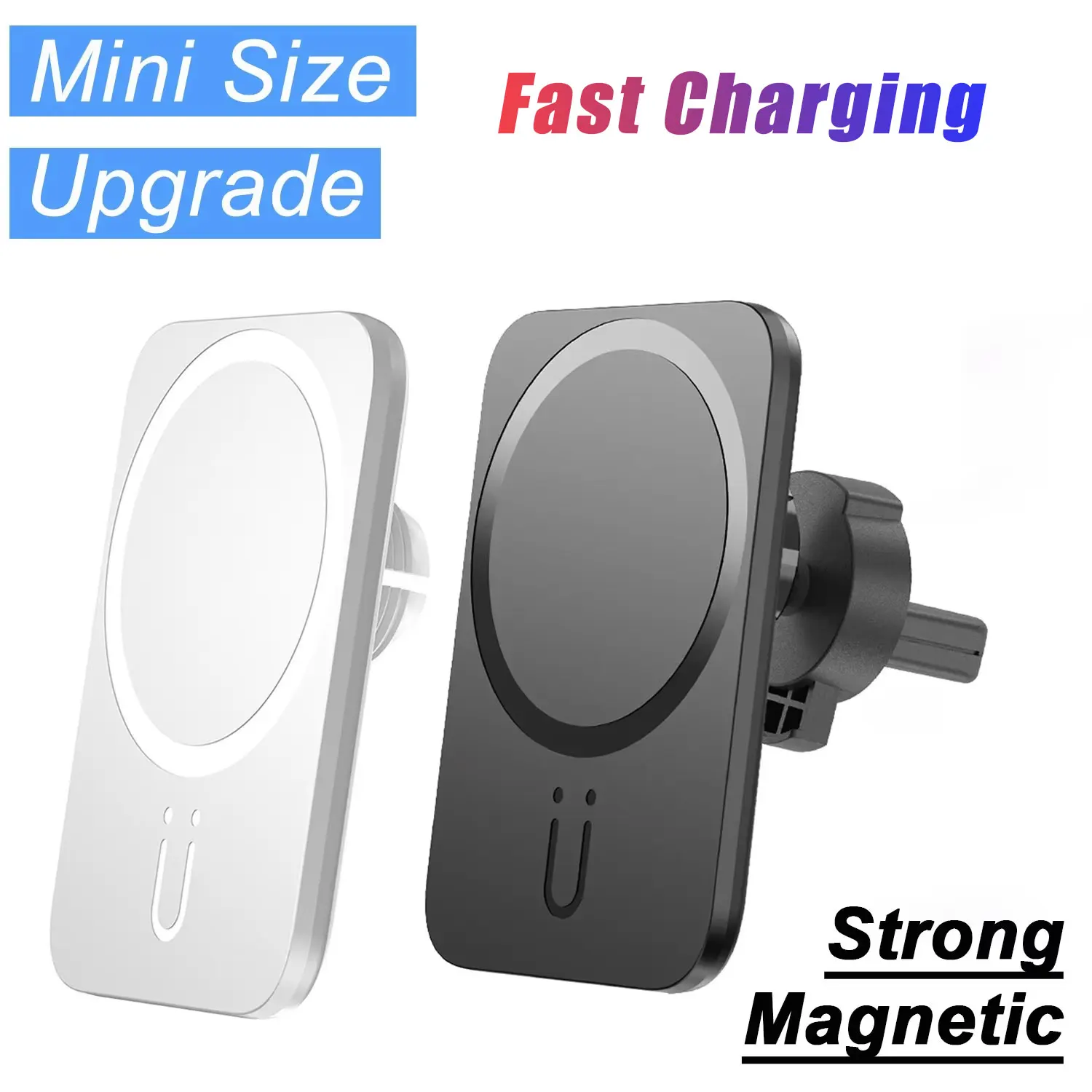 Mini Magnetische Drahtlose Ladegerät Auto Air Outlet Telefon Halter Stehen Für Magsafe iPhone 16/15/14/13/12 Pro Max Auto Schnelle Lade Pad