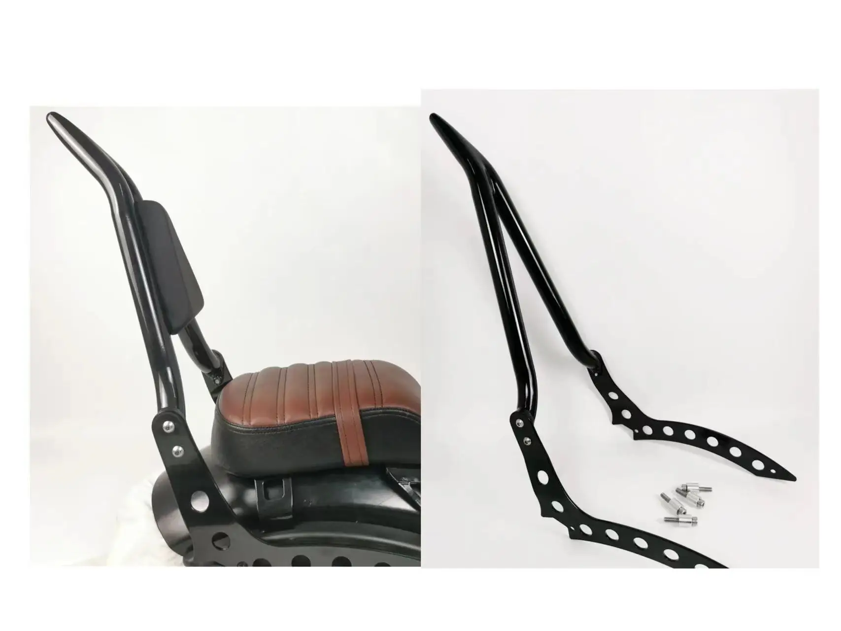 

Motorcycle Passenger Sissy Bar Backrest For Indian Scout Bobber 2018-2023 moto accessories