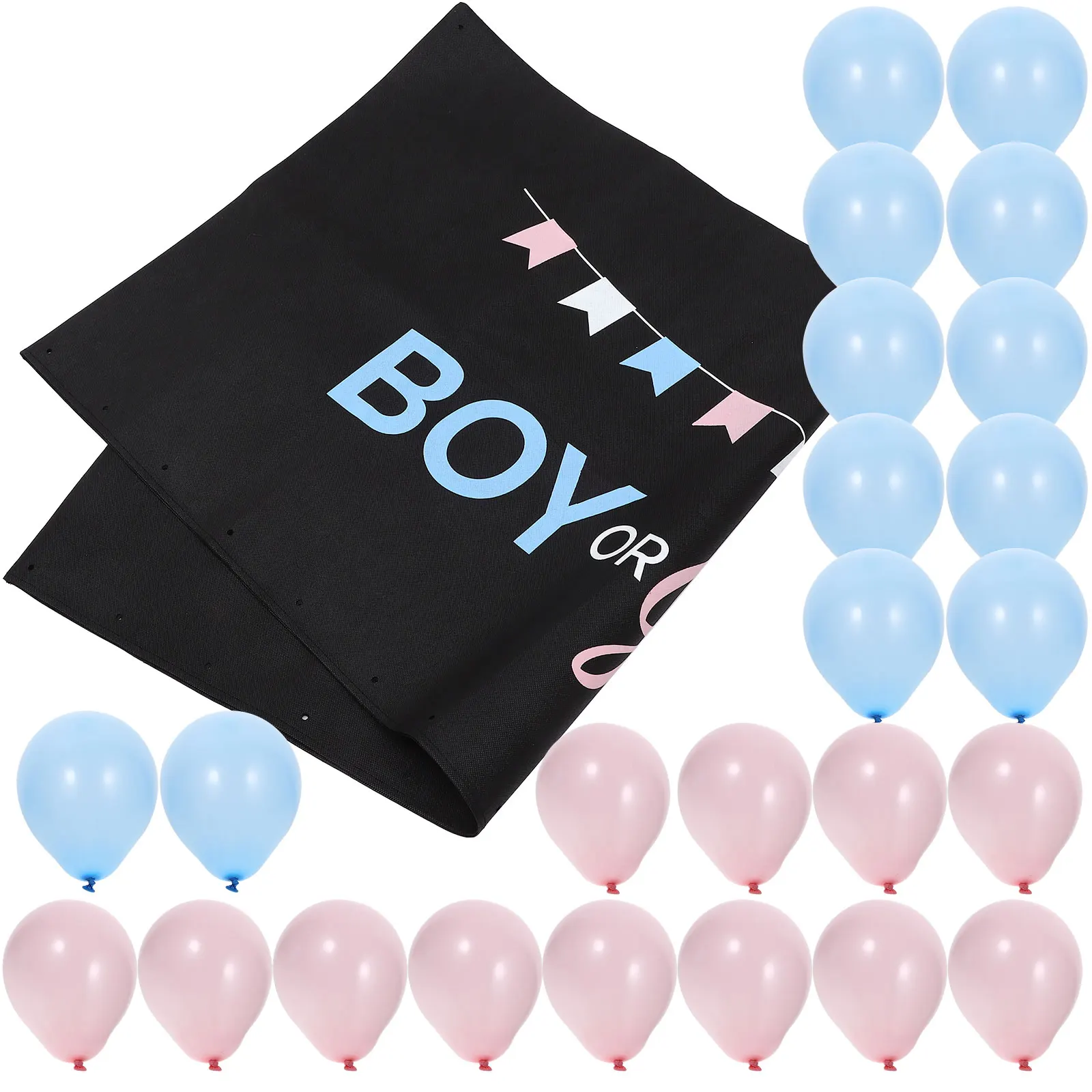 

1 set 1 Set Gender Reveal Latex Party Balloons Baby Shower Decoration Supplies Gender Reveal Party Decor Balloons For