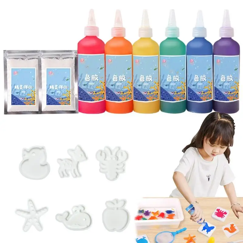 Kit de gel d'eau magique mentaires oriel fait à la main, jouets interactifs parent-enfant, art créatif