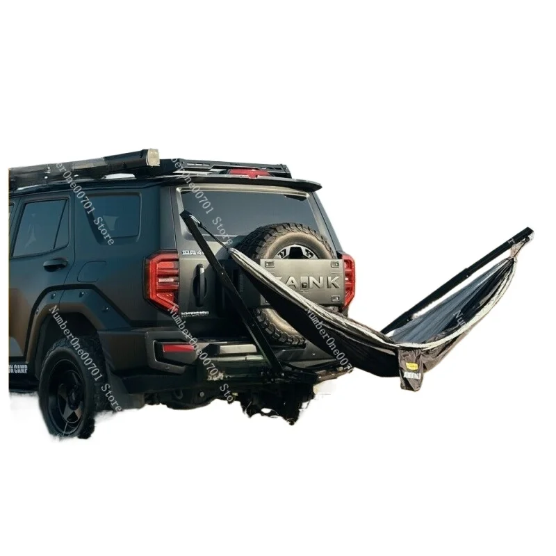 

Wing Extension Trailer Bar Square Mouth Hammock Camping Self-driving Trailer Hook Off-road Car Lazy Rear Swing