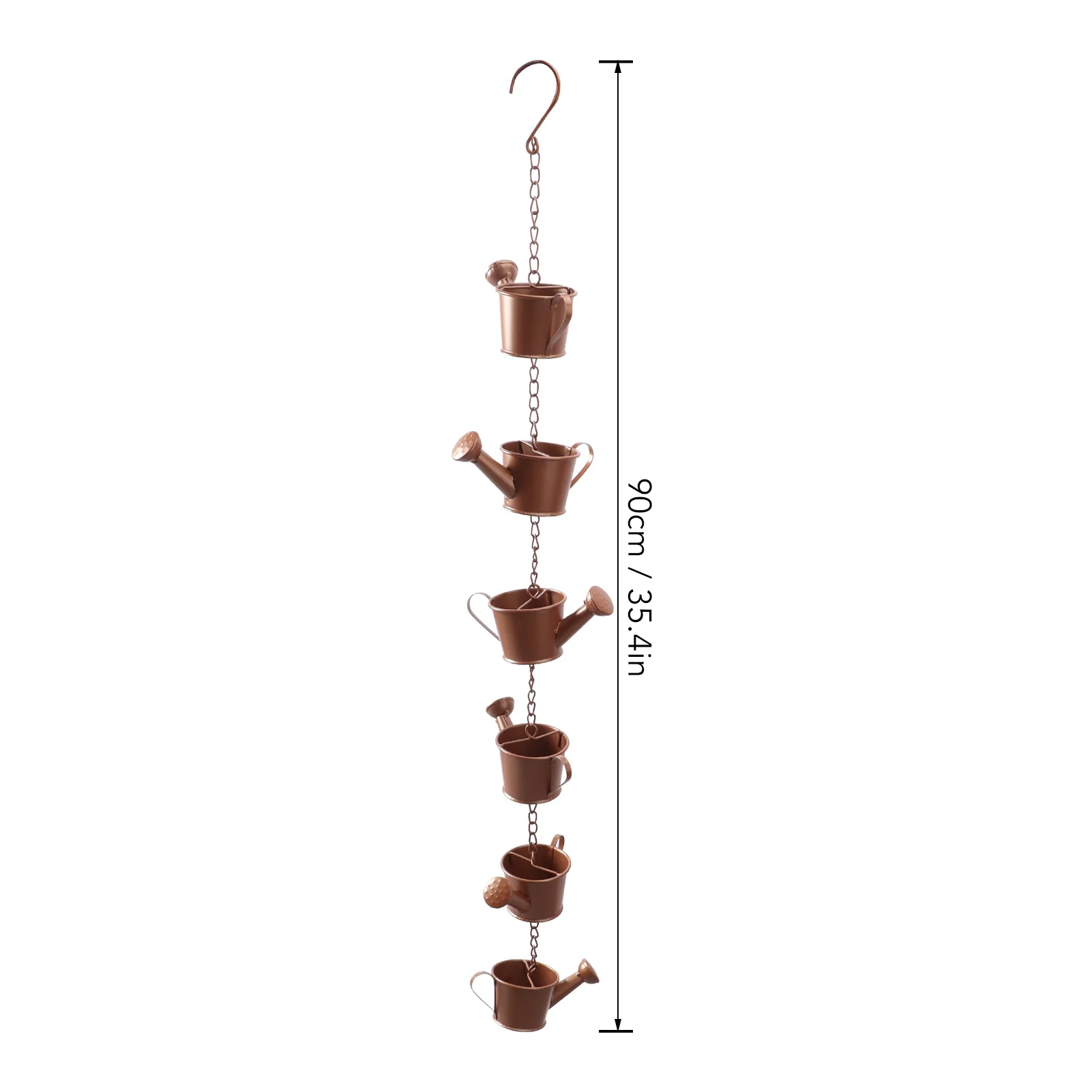 Kettle Rain Chain Elegant Stable Metal Hanging Kettle Rain Chain For Garden Artwork Decoration - Image 3