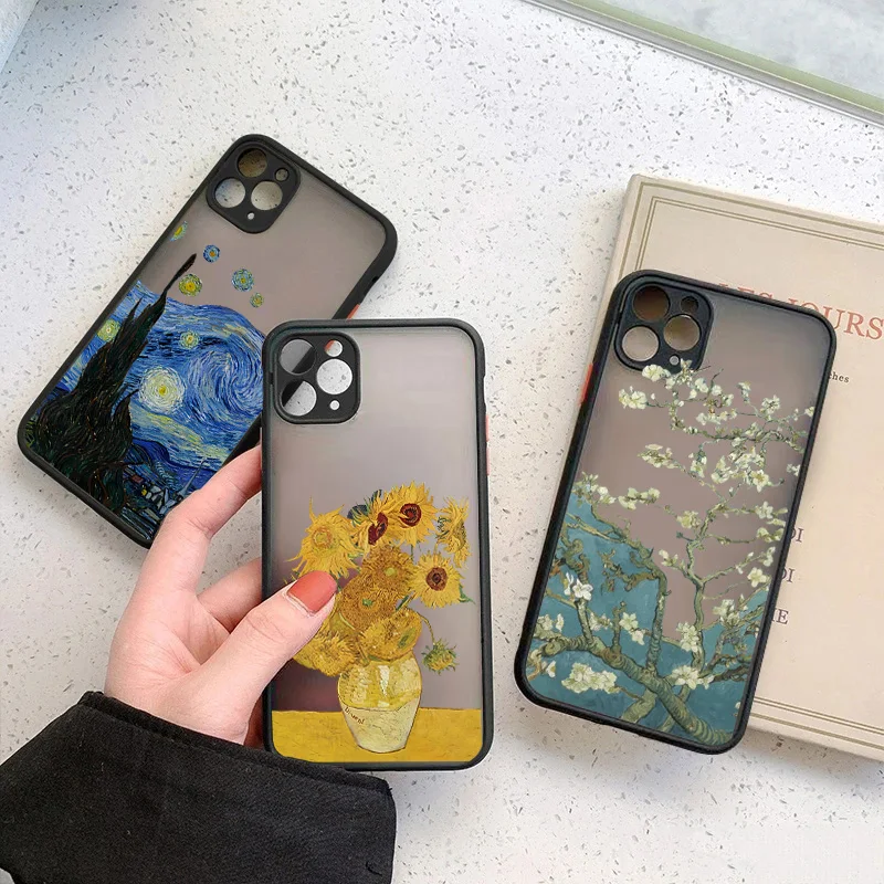 Van Gogh Sunflowers Case for Xiaomi Mi 11 Lite 14 13T 12T 11T Redmi Note 10 13 12 Pro Plus 10S 11S 12S 13C Poco X5 F5 Pro Cover