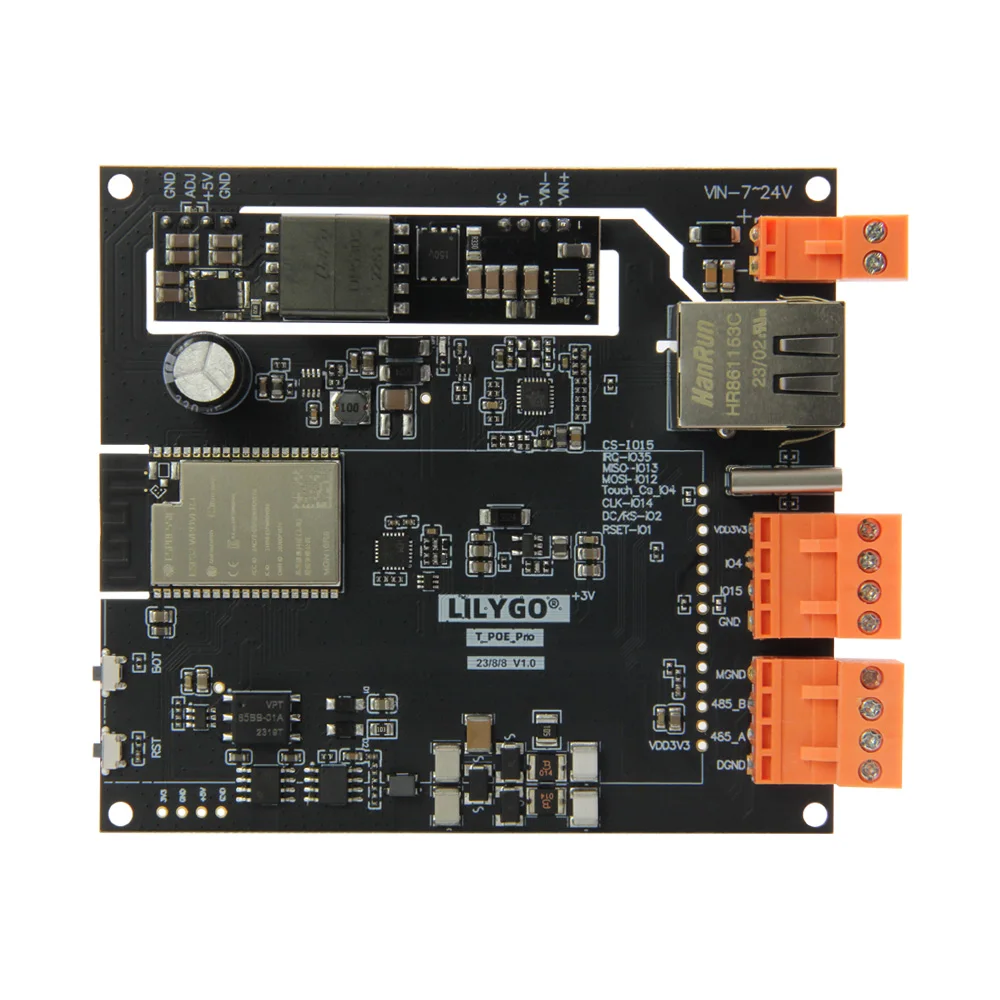 T-POE-Pro ESP32-WROVER-E Development Board with LAN8720 Ethernet RS485 POE Module Programmable Devices