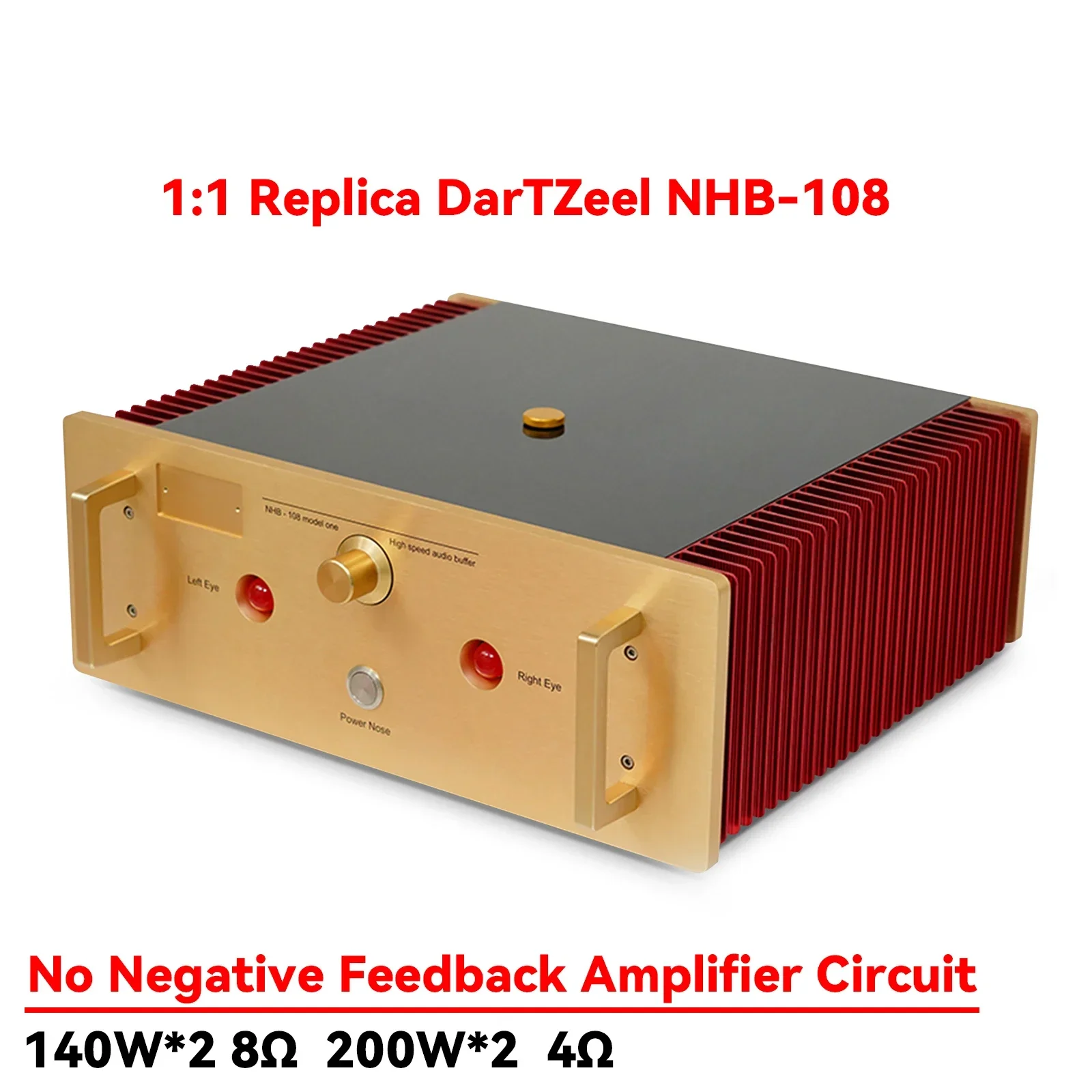 AMXEKR 1:1 Replica of DarTZeel NHB-108108 Non-negative Feedback Amplification Circuit, Rear-stage Home HIFI Amplifier