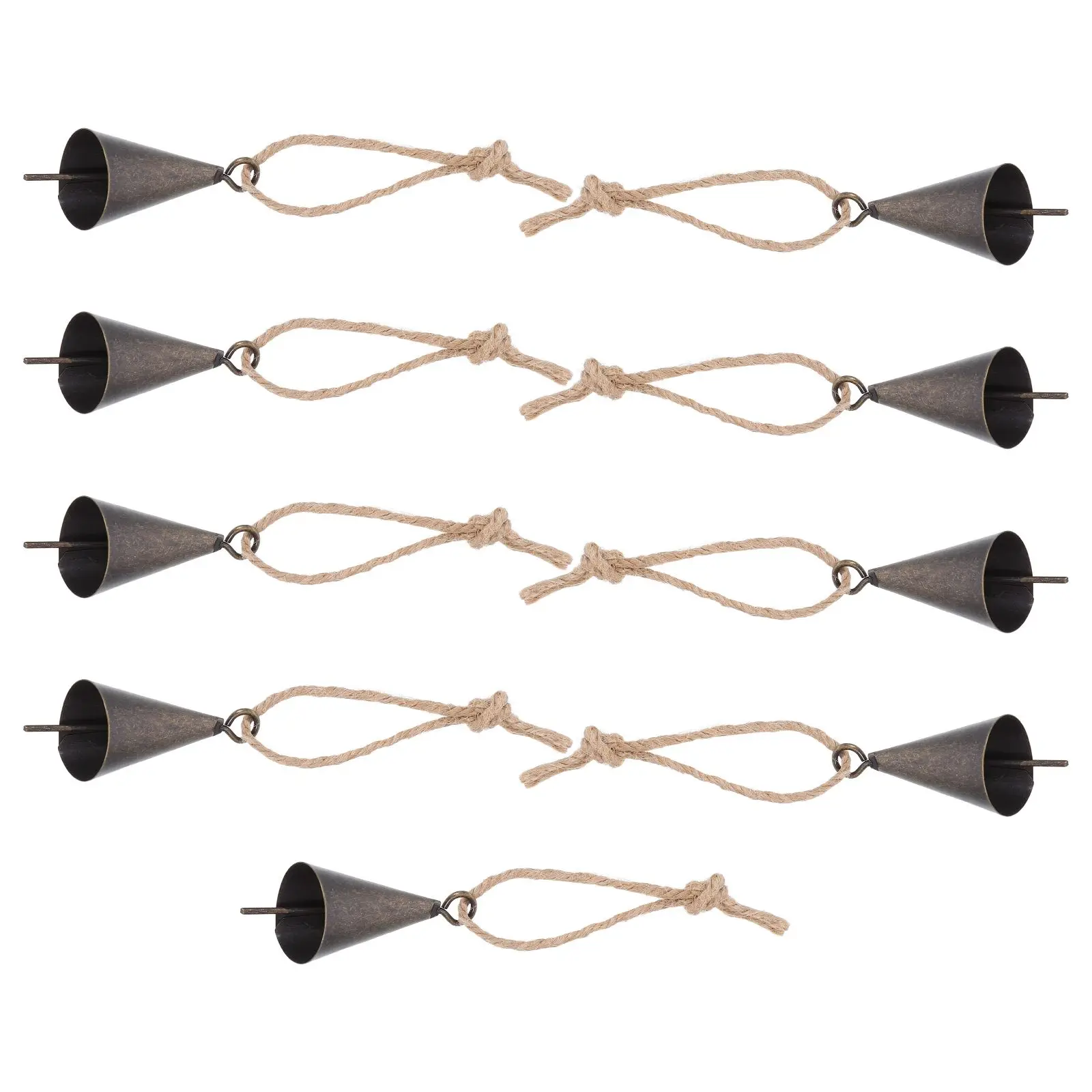 

Retro Trumpet Bell Horse Sheep Elephant Dog Long Distance Anti Lost Christmas Cow Bells Iron for