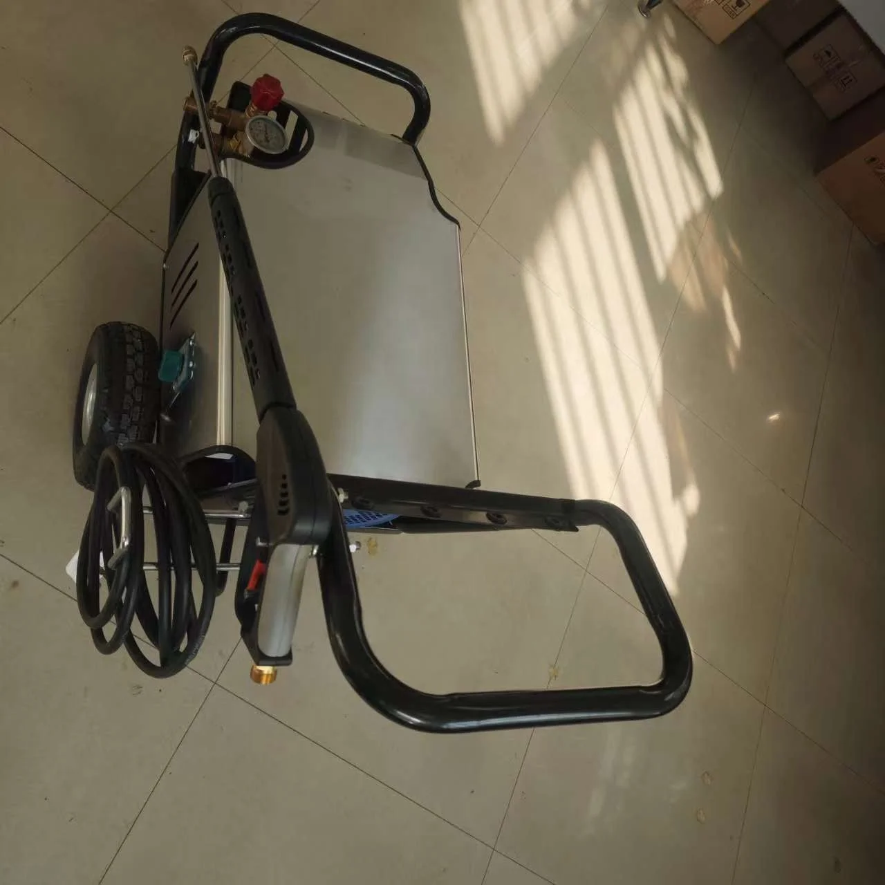 1814C New High Pressure Washer Portable 5.5KW 210Bar 15.5L/min Electric Heavy Duty Copper Crankshaft Pump Cold Water Optics