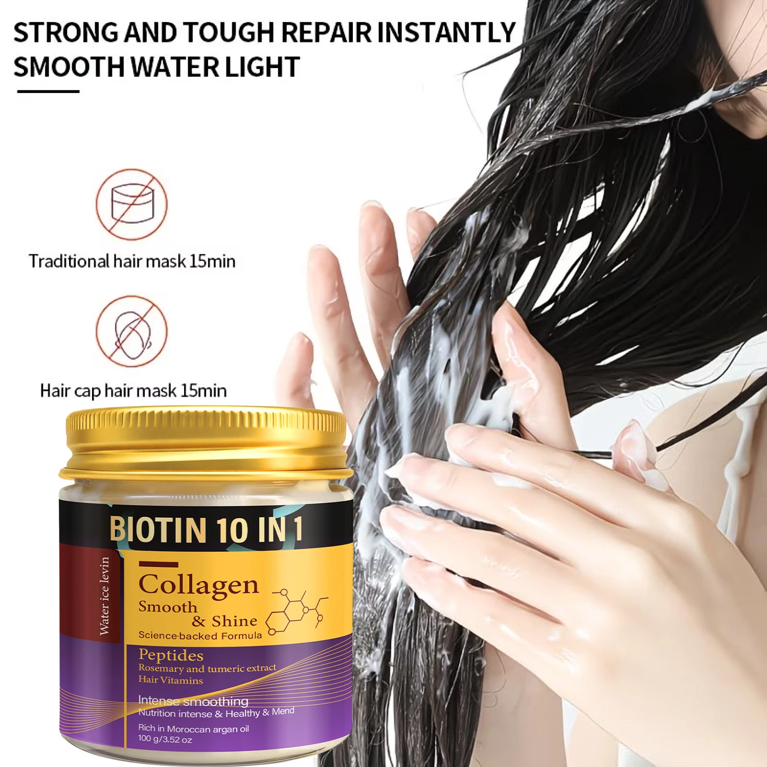 Collageen & Keratine Haarmaske - Hair Care Korean Products recensie en prijs