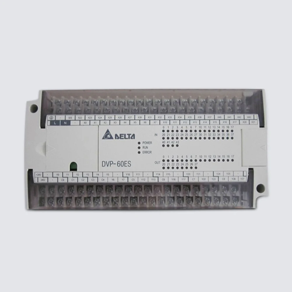 Delta PLC ES series 14/24/32/40/60 I/O DVP60ES00R2 DVP24ES00T2 ES00R2 24-point 16DI-8DO (NPN transistor) AC Power