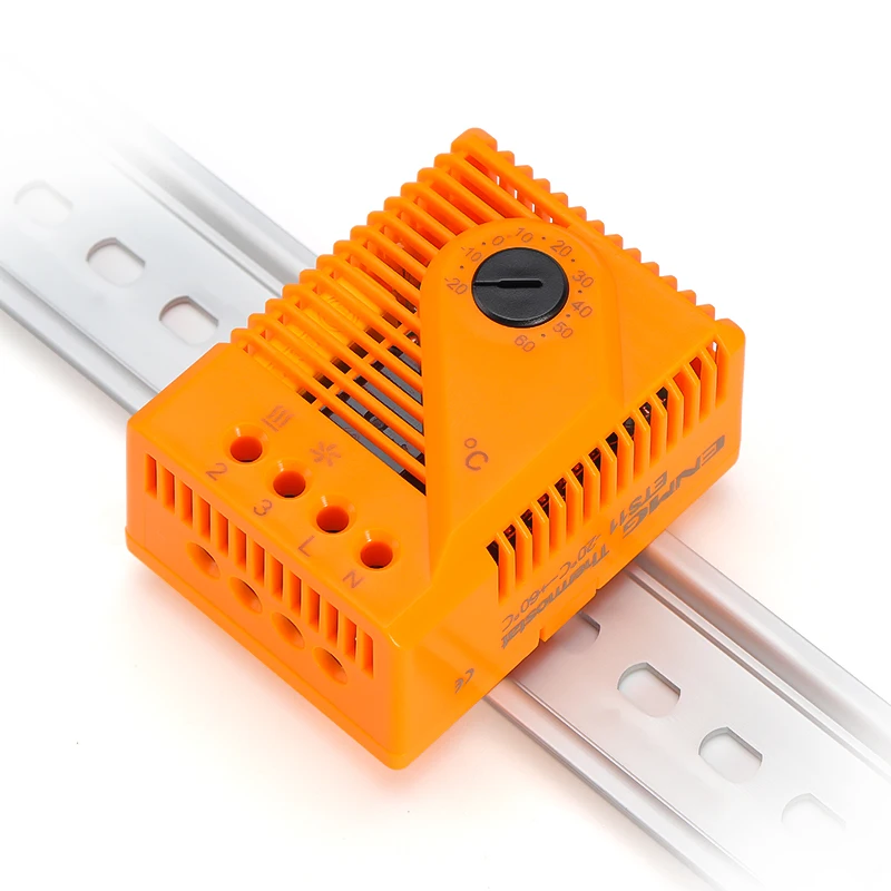 ENMG ETS11 Termostato electrónico para clima de gabinete industrial, interruptor de control de temperatura para calentadores de ventilador, relé Panasonic NTC SPDT.