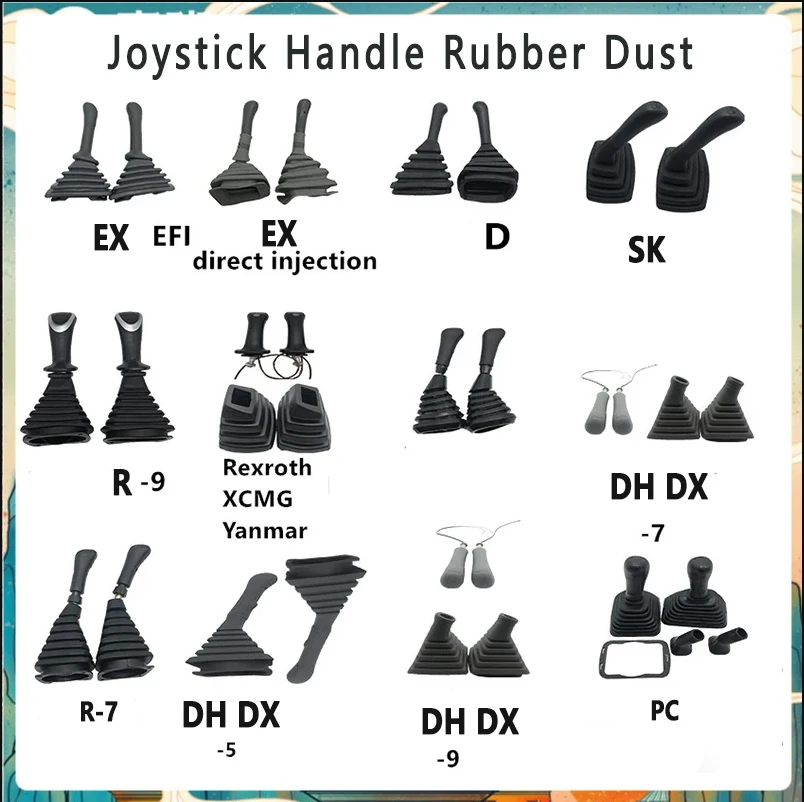 

Joystick Handle Rubber Dust Cover Accessories For Excavator For Sy For PC For EX For DX DH