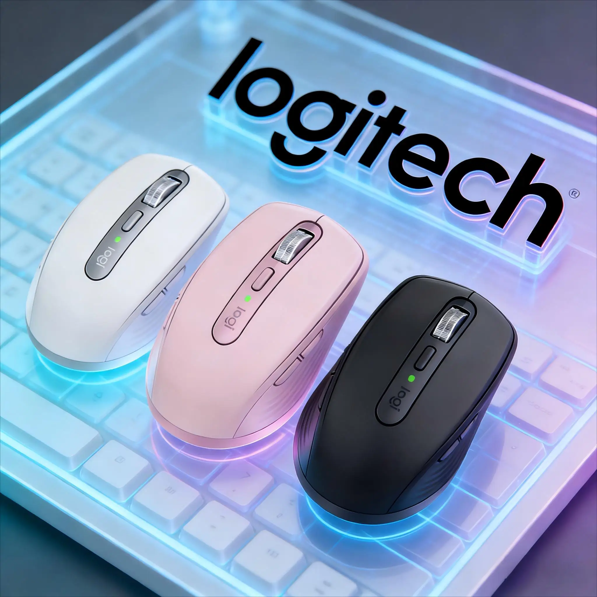 

Logitech MX Anywhere 3S Bluetooth Mouse, Ultra-Portable Lightweight, MagSpeed Scroll, Super Long Battery for Office & Business
