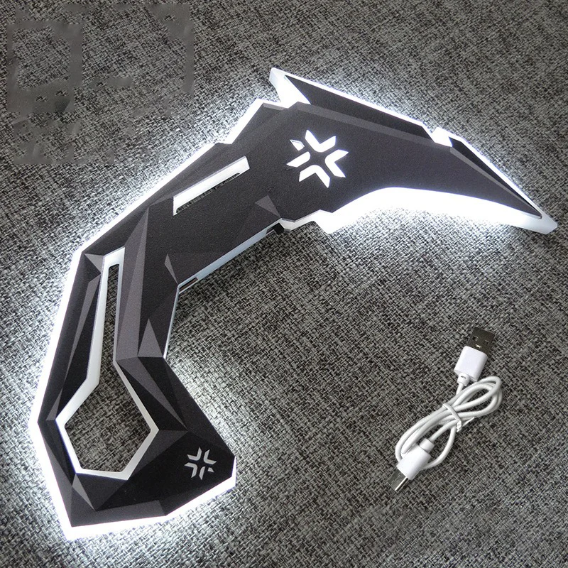 25 سنتيمتر Valorant VCT Karambit شحن خشبي يضيء لعبة السيف مخلب سكين لعبة المشاجرة سلاح نموذج هدايا لمجموعات الأصدقاء #5