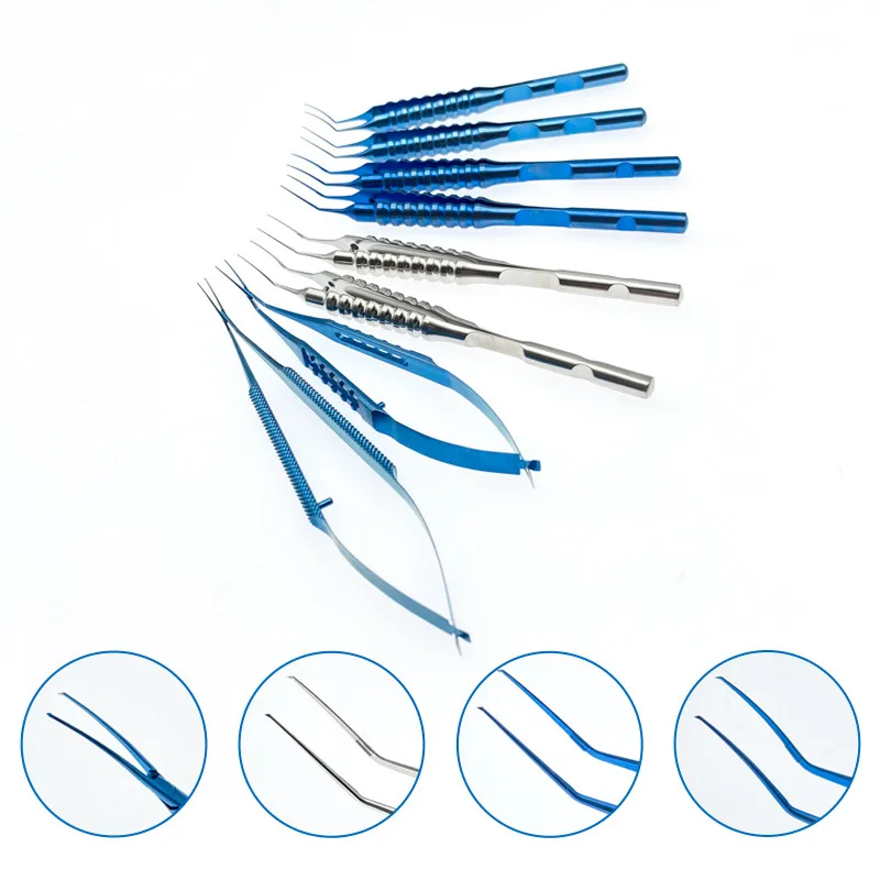 

Capsulorhexis forceps for 1.8mm micro incision Stainless steel/Titanium Ophthalmic Forceps Micro Eye Surgical Instruments