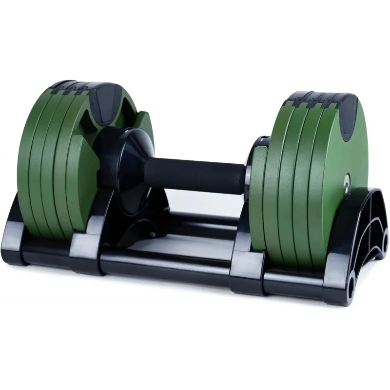 AQNUOBELL style Adjustable Dumbbell (Single) by ROBURFLEX for Workout Strength Training Fitness Home Gym