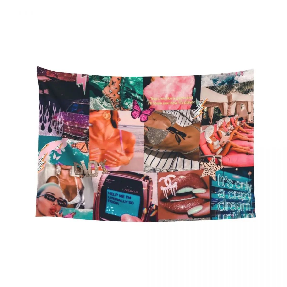 

dreamy energy Tapestry Kawaii Room Decor Decoration Bedroom For Bedroom Tapestry