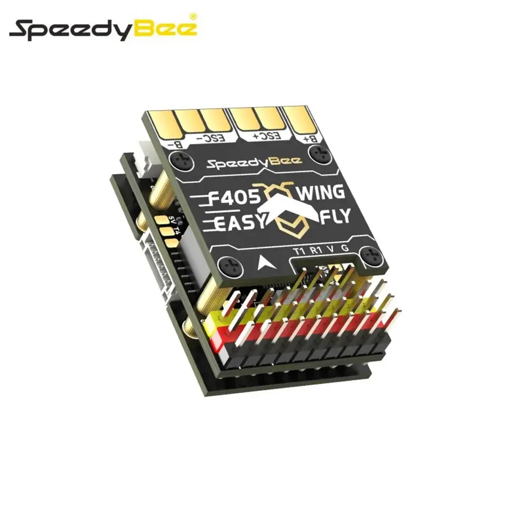 

SpeedyBee F405 WING MINI contrôleur de vol à aile fixe 2-6S LiPo pour modèle d'avion à aile fixe RC Drone
